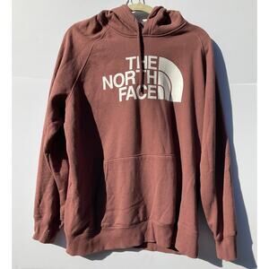 The North Face Brown Logo Pullover Sweatshirt Hoodie Women’s Size XL